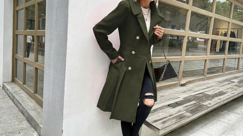 Army Green Trench Coat