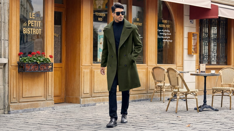 Army Green Trench Coat